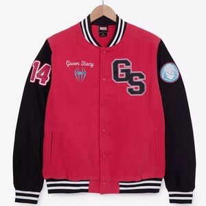 Unisex Marvel Spider-Man: Into the Spider-Verse Spider-Gwen Varsity‎ Jacket